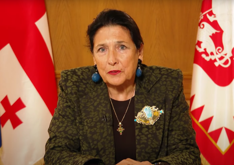 Prezydent Gruzji Salome Zurabiszwili Spór o władzę w Gruzji. Szef rządu naciska na prezydent Zurabiszwili