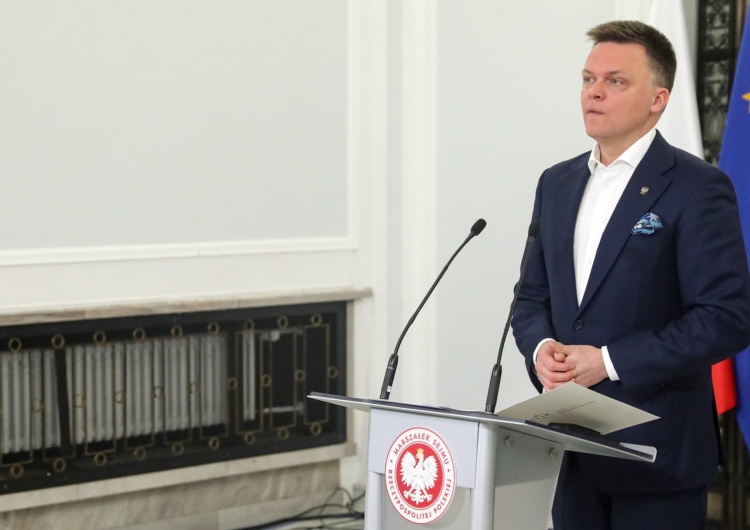 Marszałek Sejmu Szymon Hołownia