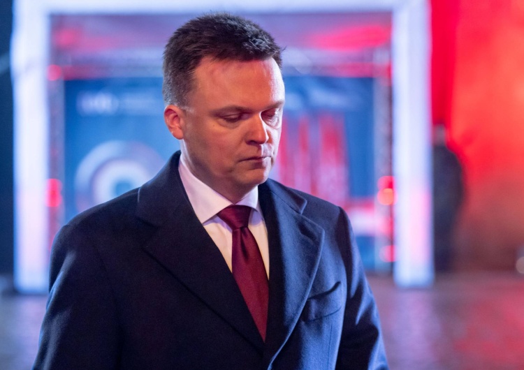 Przewodniczący Polski 2050 Szymon Hołownia