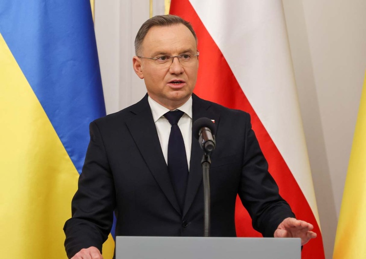Prezydent Andrzej Duda Ukraina w NATO. Prezydent Andrzej Duda zabrał głos