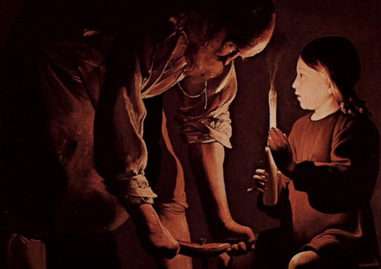 Św. Józef z młodym Jezusem. Georges de la Tour 1 maja Solidarność obchodzi święto św. Józefa Robotnika