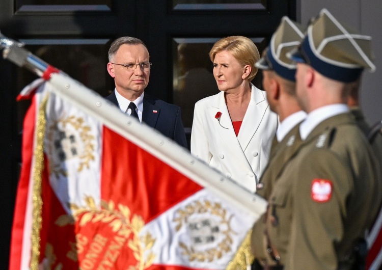 Andrzej Duda i Agata Kornhauser-Duda Prezydent: Nominacje generalskie to wielkie zobowiązanie