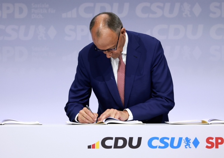 Friedrich Merz Niemcy: Chadecy i socjaldemokraci podpisali umowę koalicyjną