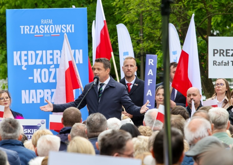 Kandydat na prezydenta RP Rafał Trzaskowski Samoobrona