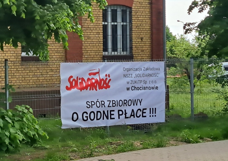 ZUKiTP w Chocianowie Pracownicy ZUKiTP w Chocianowie rozpoczęli spór zbiorowy
