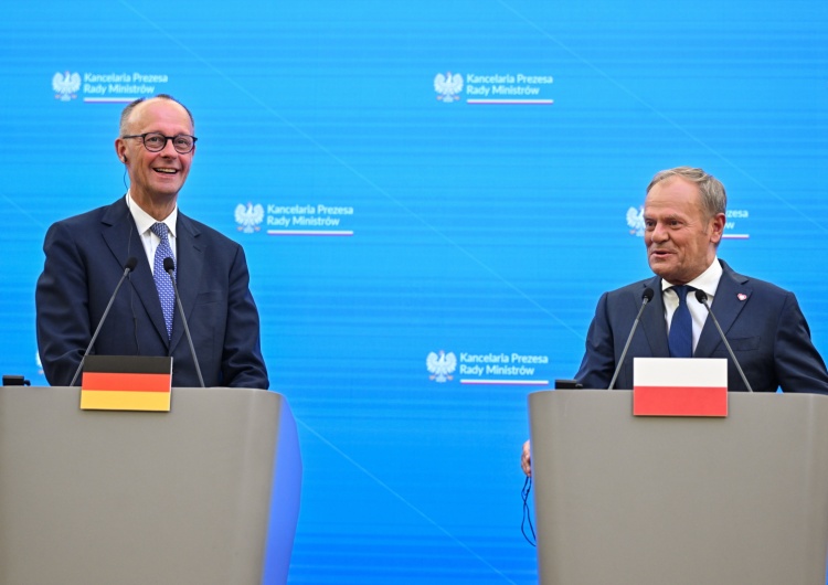 Friedrich Merz i Donald Tusk w Warszawie Niemiecka dziennikarka twierdzi, że Merz dogadał się z Tuskiem ws. imigrantów, ale milczą ze względu na wybory