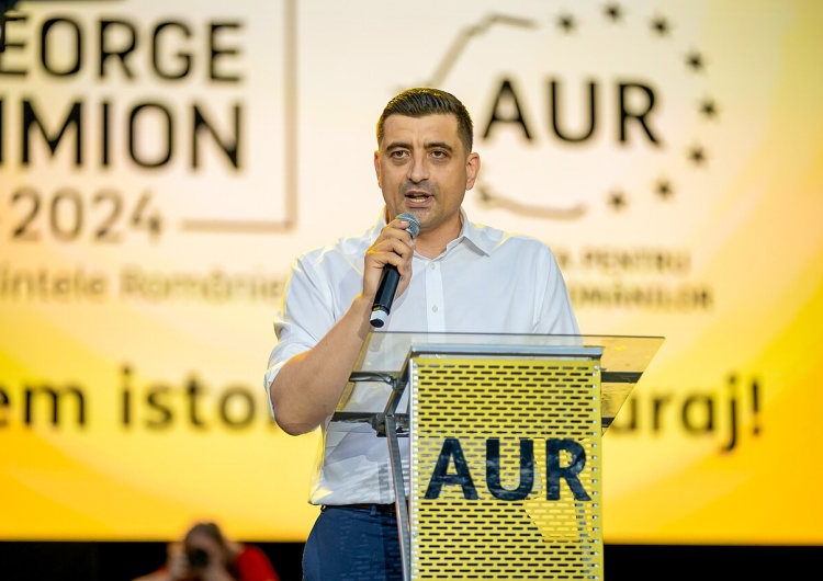 Kandydat na prezydenta Rumunii George Simion