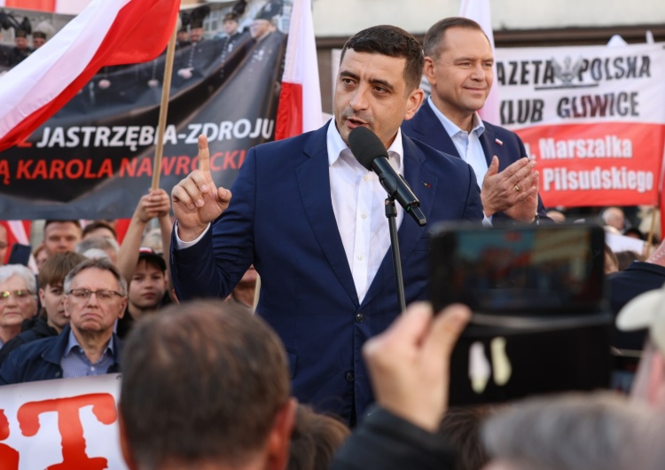 Kandydat na prezydenta Rumunii George Simion w Zabrzu George Simion mocno o Donaldzie Tusku: Być może chce, aby jego kandydat przegrał