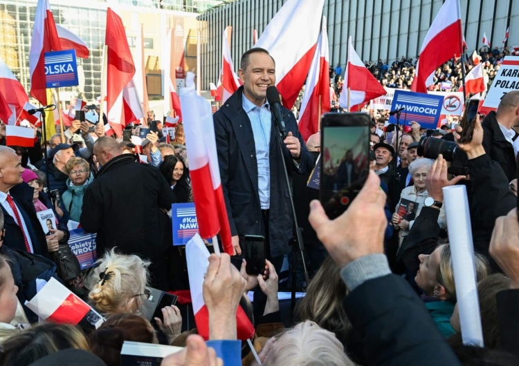 Kandydat na prezydenta RP Karol Nawrocki Karol Nawrocki: To jest marsz o przyszłość Polski