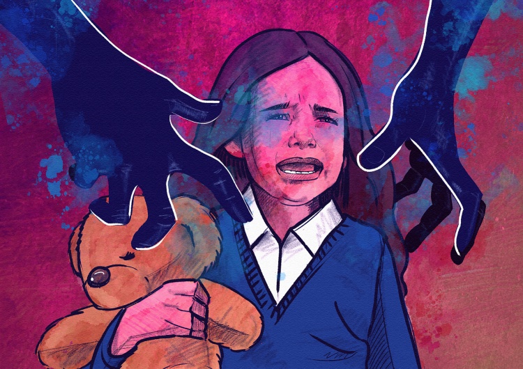 Płacząca dziewczynka. Ilustracja poglądowa Willa grozy, niemiecki milioner i pedofil transseksualista