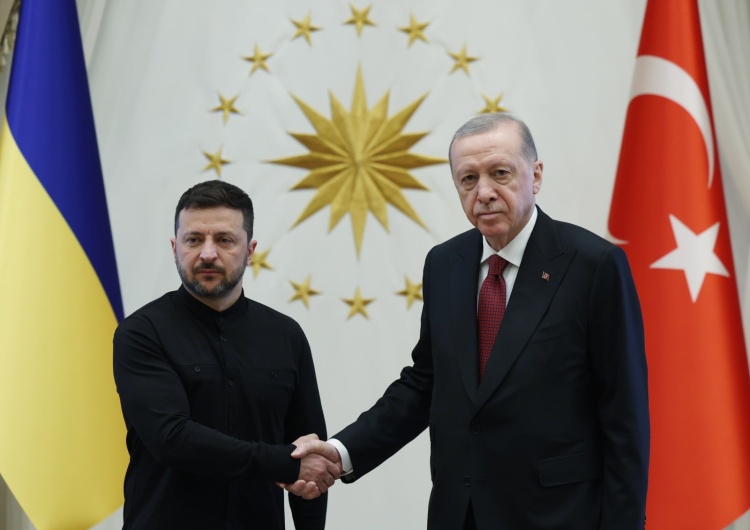 Prezydent Ukrainy Wołodymyr Zełenski i Turcji Recep Tayyip Erdogan Jest komentarz prezydenta Turcji po rozmowach Rosji i Ukrainy w Stambule