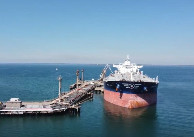tankowiec Aegean Shipping zdj. pogl. Rosja zatrzymała tankowiec na Bałtyku