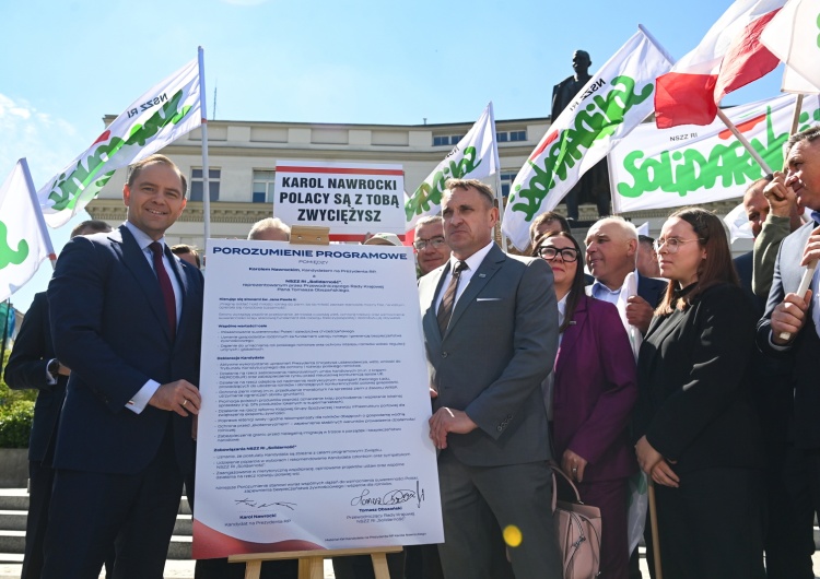 Podpisanie porozumienia pomiędzy NSZZ RI