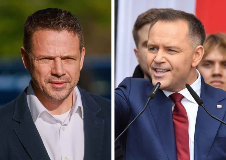 Rafał Trzaskowski i Karol Nawrocki Sondaż prezydencki dla TVN. Minimalna różnica