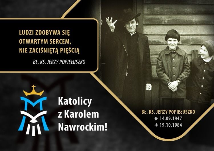 Bł. ks. Jerzy Popiełuszko 43 lata temu ks. Jerzy Popiełuszko modlił się za Ojczyznę: „Niech Bóg przemieni nasz trud na silną wiarę”