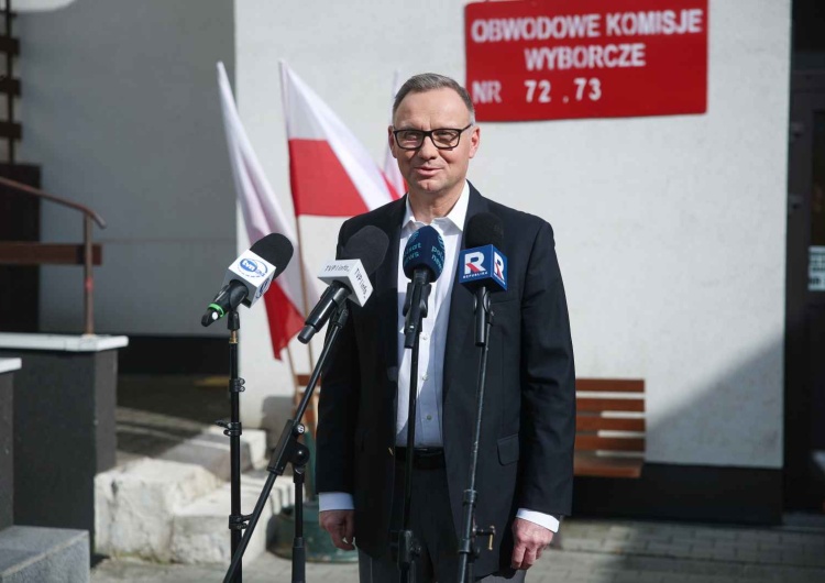Prezydent Andrzej Duda Jest reakcja Andrzeja Dudy na wyniki wyborów.