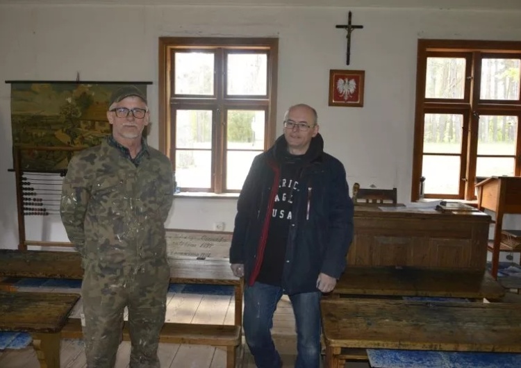 Waldemar Hetmański i Wojciech Myszk Solidarność w Kaszubskim Parku Etnograficznym we Wdzydzach ma już 25 lat