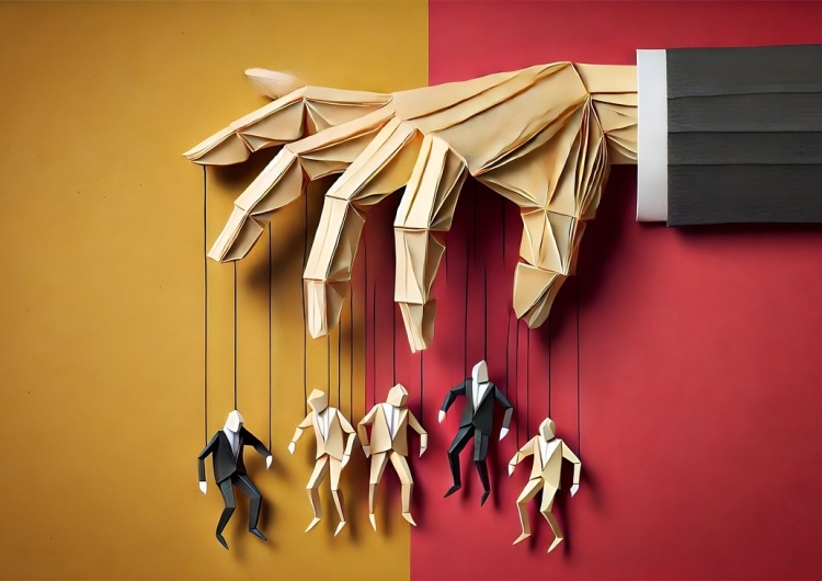 Marionetki. Ilustracja poglądowa Ekolodzy na posyłki Komisji Europejskiej