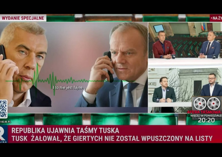 Ujawnienie taśm Donalda Tuska i Romana Giertycha Taśmy Tuska i Giertycha. Polityk Trzeciej Drogi: