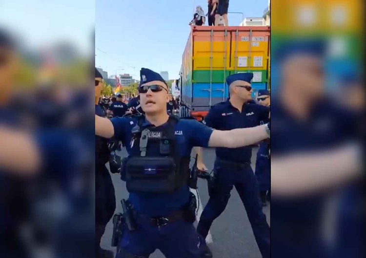 Incydent podczas Parady Równości Awantura na Paradzie Równości. Wydarzenie tymczasowo przerwano