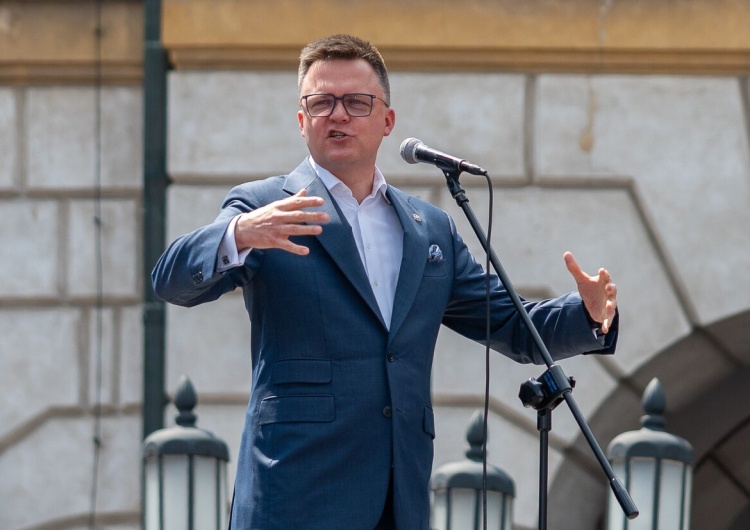 Marszałek Sejmu Szymon Hołownia Hołownia pełniącym obowiązki prezydenta? Dziennikarka Onetu: To byłby zamach stanu