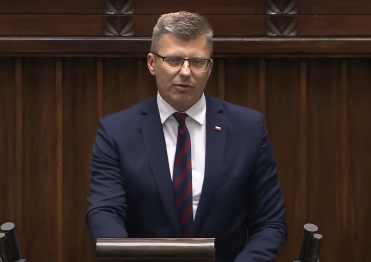 Poseł Marcin Warchoł Mocne słowa Warchoła w Sejmie: