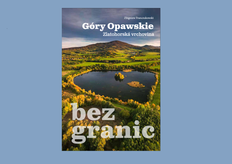 Okładka przewodnika pt. „Góry Opawskie bez granic”
