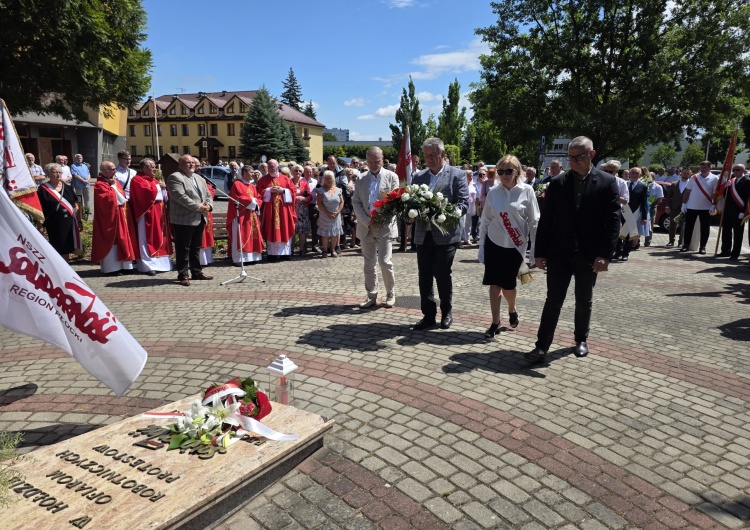 Solidarność na obchodach Czerwca '76 w Płocku