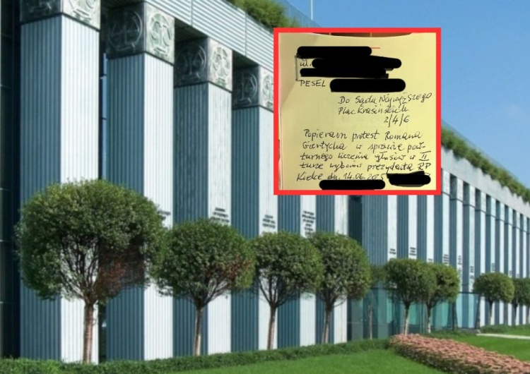 Fasada Sądu Najwyższego, protest wyborczy, zdjęcie podglądowe Nowy komunikat Sądu Najwyższego. Tak wyglądała część 