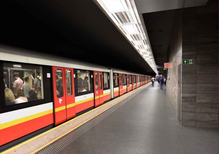 metro Warszawa Kolejna awaria warszawskiego metra. Dym w tunelu M1