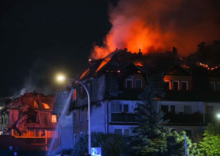 Pożar budynku mieszkalnego w Ząbkach Pożar w Ząbkach. Burmistrz liczy na szybkie wsparcie