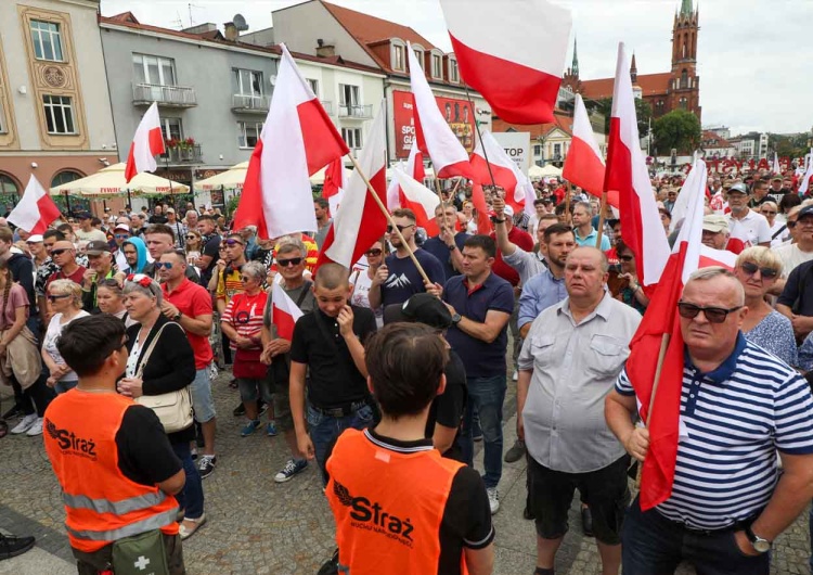 Uczestnicy protestu