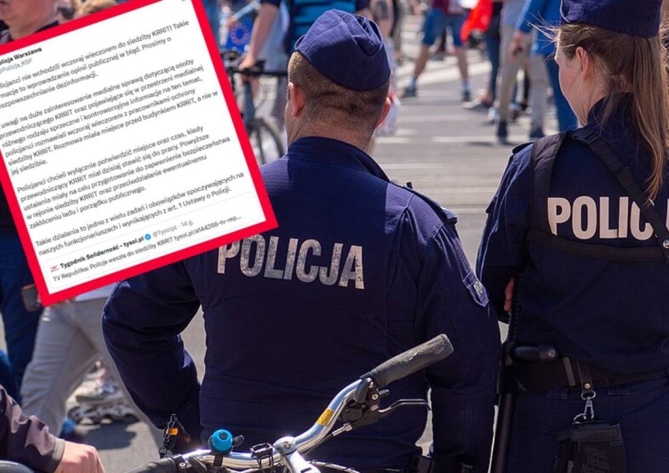 Policja, zdjęcie poglądowe  Warszawska policja odpowiada na artykuł Tysol.pl. Internauci w śmiech
