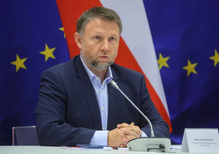 Szef MSWiA Marcin Kierwiński Ulewy nad Polską. Szef MSWiA: Wydaje się, że dwie najgorsze noce za nami