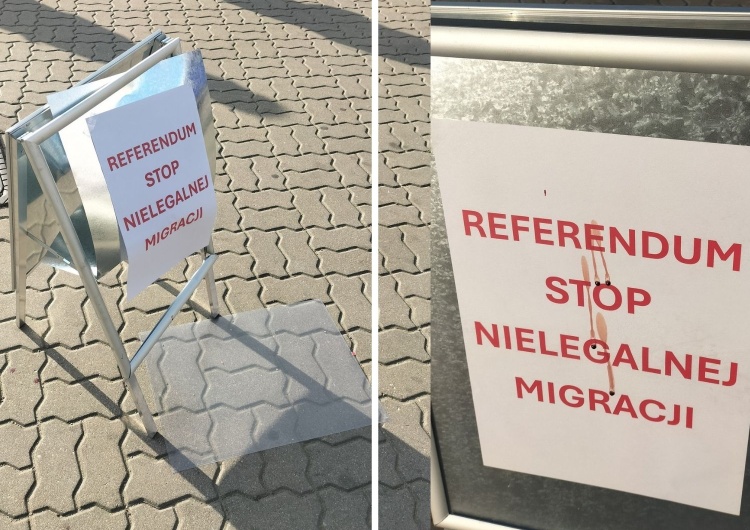 Wolontariusze zbierający podpisy pod referendum ws. migracji mieli zostać zaatakowani w Warszawie