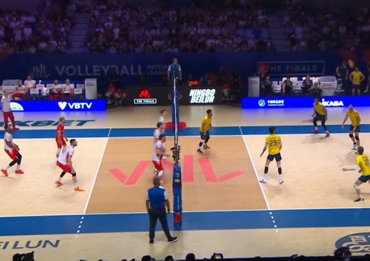 mecz Polska-Brazylia Polscy siatkarze w wielkim stylu awansowali do finału Ligi Narodów. Brazylia była bez szans
