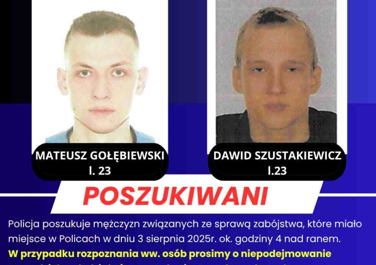 Portrety poszukiwanych Pilny komunikat policji dla mieszkańców Zachodniopomorskiego: 