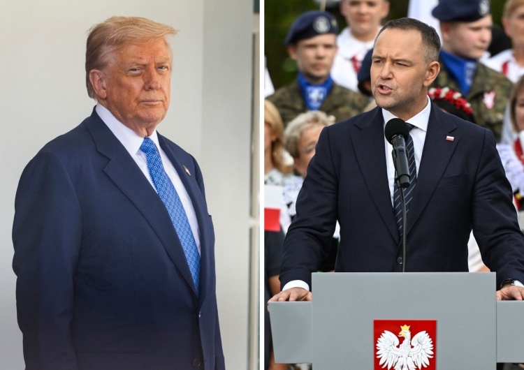 Donald Trump  i Karol Nawrocki Spotkanie Trump-Nawrocki. Podano główne tematy rozmów