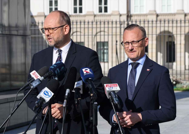 Szef prezydenckiego Biura Polityki Międzynarodowej Marcin Przydacz Tusk pominięty przez Trumpa.
