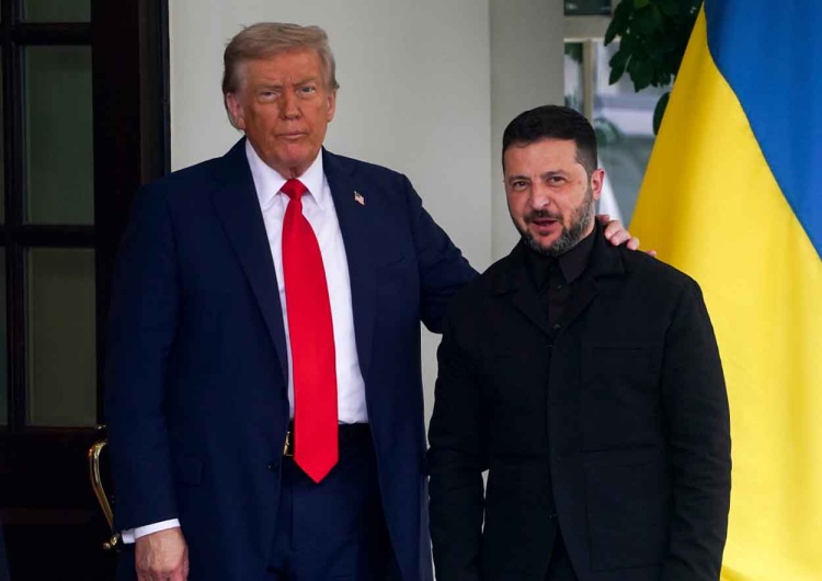 Donald Trump z Wołodymyrem Zełenskim Trump: Będziemy omawiać z Zełenskim ochronę podobną do Artykułu 5