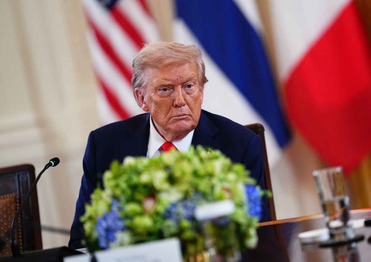 Donald Trump na spotkaniu z europejskimi liderami Europejscy liderzy spotkali się z Donaldem Trumpem