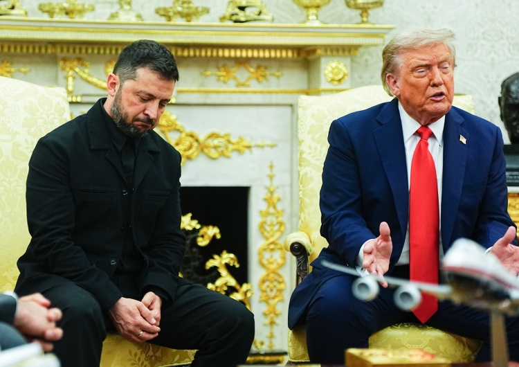 Wołodymyr Zełenski i Donald Trump Donald Trump ośmieszył