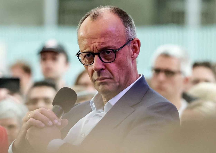 Kanclerz Niemiec Friedrich Merz Klęska Niemiec. Podano dane z ośrodka przy granicy z Polską