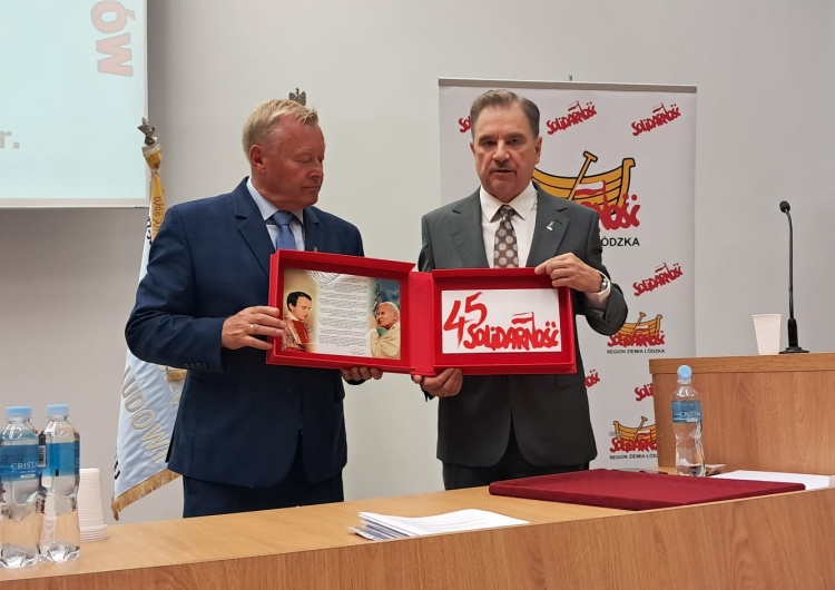 Waldemar Krenc i Piotr Duda WZD NSZZ 