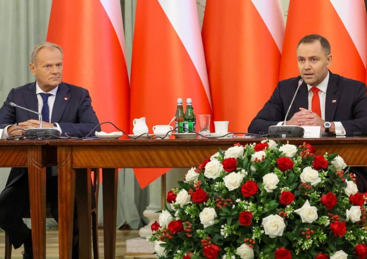 Donald Tusk, Karol Nawrocki Rozpoczęło się posiedzenie Rady Gabinetowej. Karol Nawrocki zabiera głos