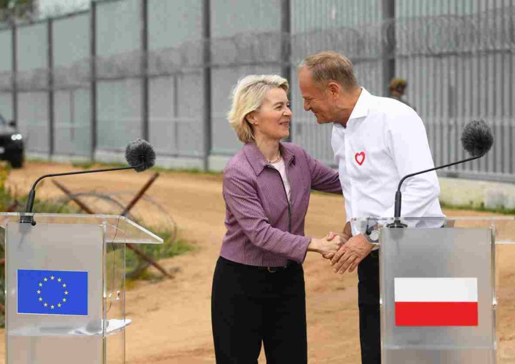 Ursulę von der Leyen i Donald Tusk Minister obrony Niemiec wściekły na Ursulę von der Leyen.