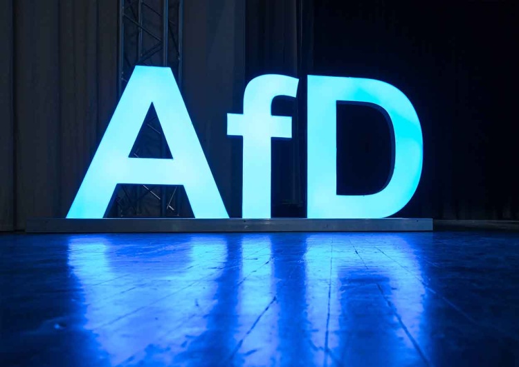 Logo Alternatywy dla Niemiec Szok w Niemczech. Seria zgonów polityków AfD