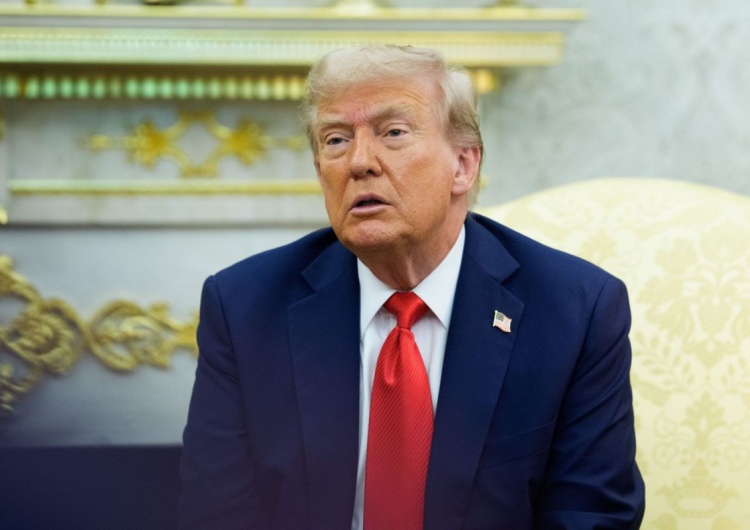 Donald Trump Trump na spotkaniu