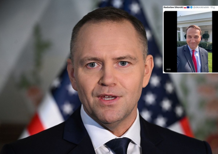Karol Nawrocki, Radosław Sikorski Nawrocki odpowiada na tweety Sikorskiego: