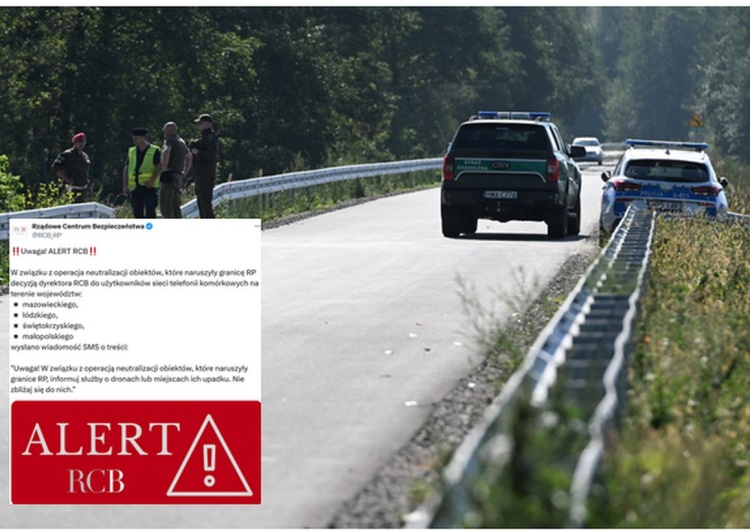alert Drony nad Polską. Jest komunikat RCB